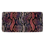 Blue And Red Snakeskin Print Towel