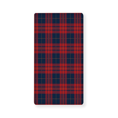 Blue And Red Tartan Pattern Print Baby Crib Sheet