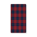 Blue And Red Tartan Pattern Print Baby Crib Sheet