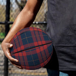 Blue And Red Tartan Pattern Print Basketball