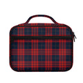 Blue And Red Tartan Pattern Print Briefcase Bible Bag