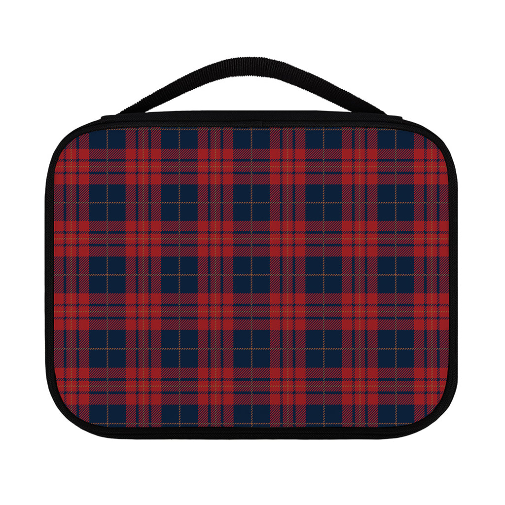 Blue And Red Tartan Pattern Print Classic Bible Case