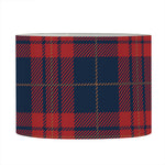 Blue And Red Tartan Pattern Print Drum Lamp Shade
