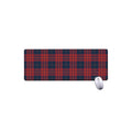 Blue And Red Tartan Pattern Print Extended Mouse Pad