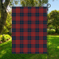 Blue And Red Tartan Pattern Print Garden Flag