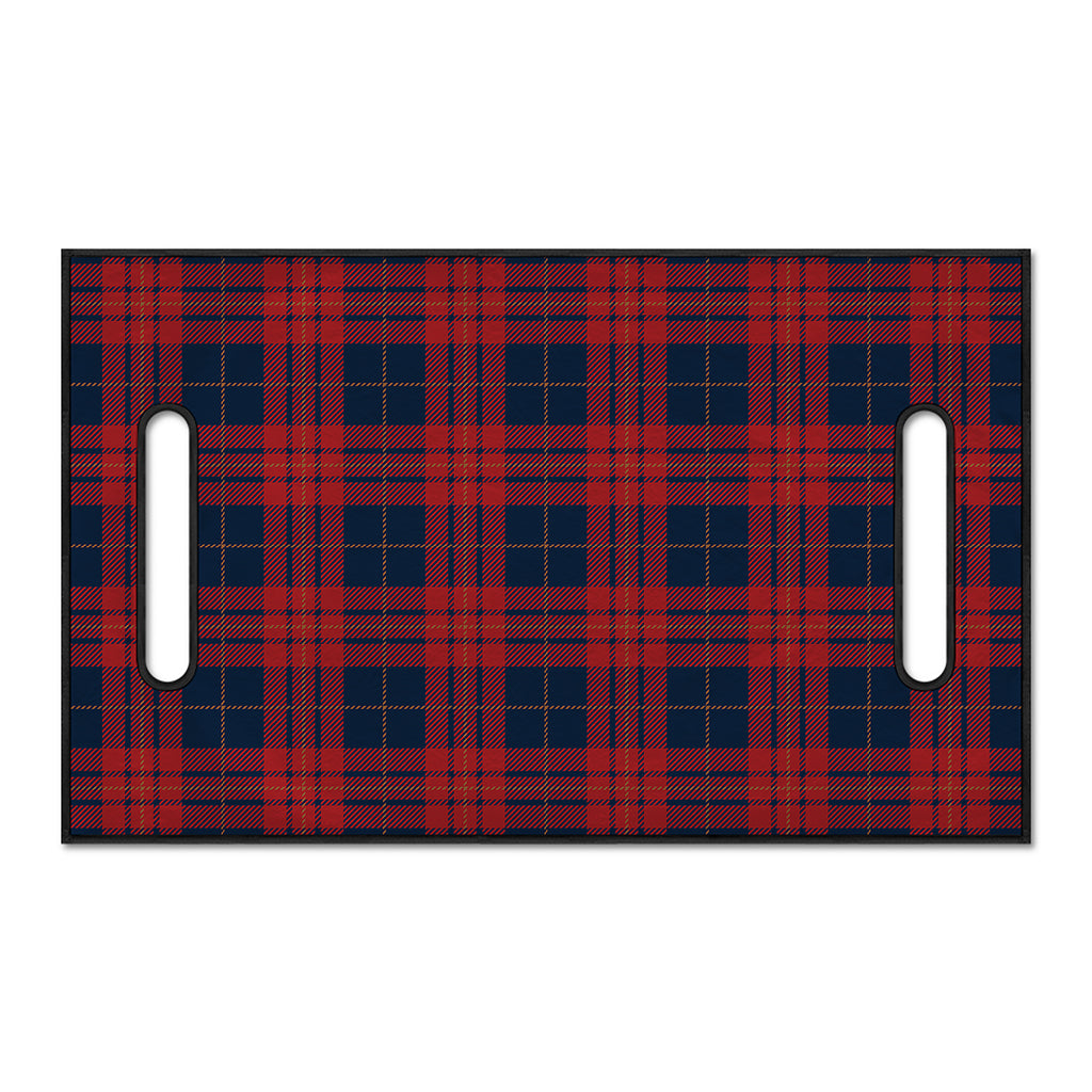 Blue And Red Tartan Pattern Print Golf Cart Seat Cover