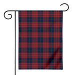 Blue And Red Tartan Pattern Print House Flag
