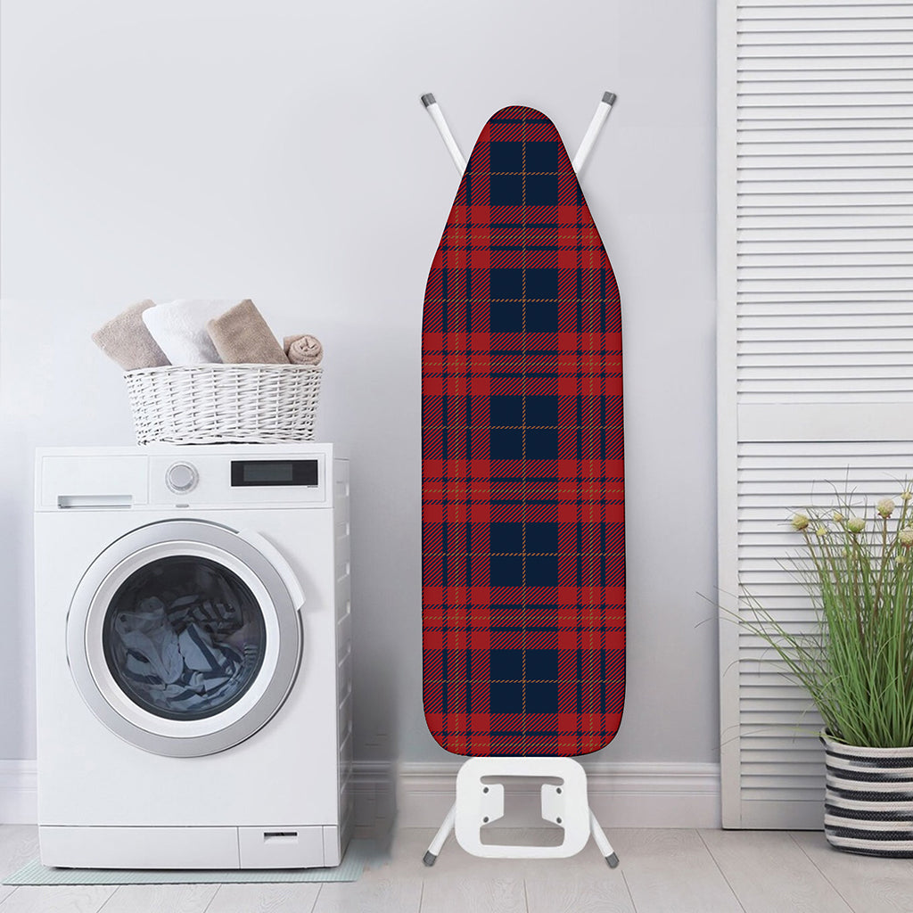 Blue And Red Tartan Pattern Print Ironing Board Cover
