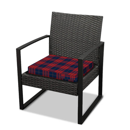 Blue And Red Tartan Pattern Print Outdoor Seat Cushion Cover