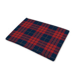 Blue And Red Tartan Pattern Print Pet Cooling Mat Cover