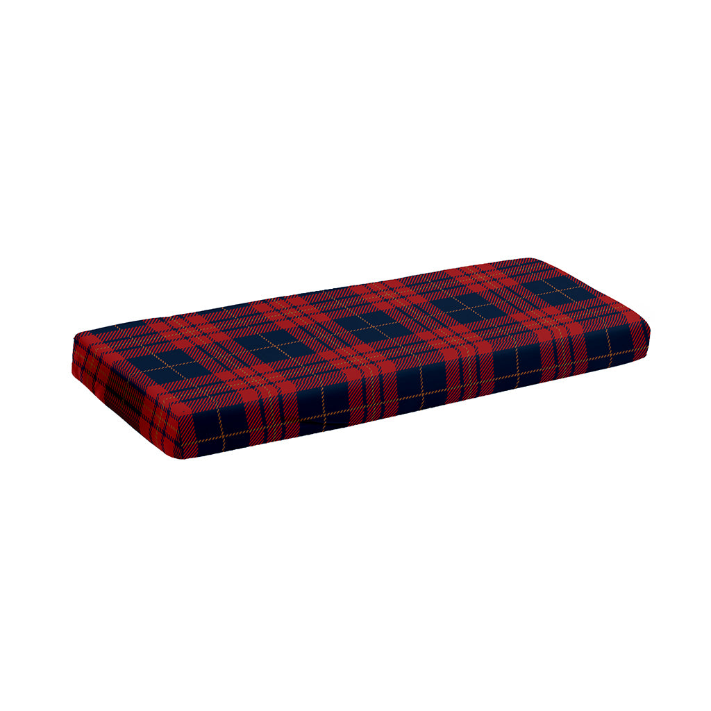 Blue And Red Tartan Pattern Print Piano Keyboard Cover