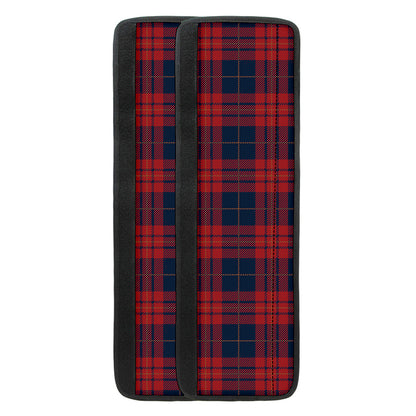 Blue And Red Tartan Pattern Print Refrigerator Handle Covers