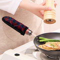 Blue And Red Tartan Pattern Print Skillet Handle Cover