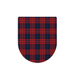 Blue And Red Tartan Pattern Print Toilet Lid Cover