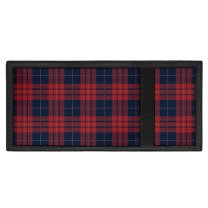 Blue And Red Tartan Pattern Print Trifold Wallet