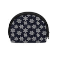 Blue And Silver Snowflake Pattern Print Coin Purse