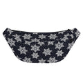 Blue And Silver Snowflake Pattern Print Fanny Pack