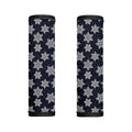 Blue And Silver Snowflake Pattern Print Handle Covers