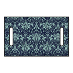 Blue And Teal Damask Pattern Print Golf Cart Seat Cover