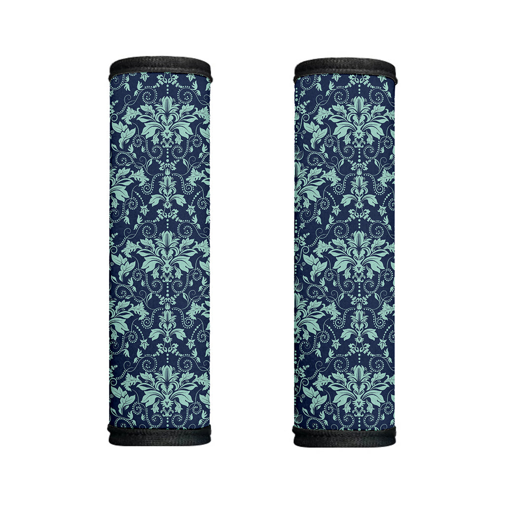 Blue And Teal Damask Pattern Print Handle Covers