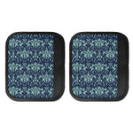 Blue And Teal Damask Pattern Print Handle Covers