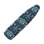 Blue And Teal Damask Pattern Print Ironing Board Cover