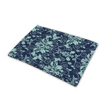 Blue And Teal Damask Pattern Print Pet Cooling Mat Cover
