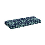Blue And Teal Damask Pattern Print Piano Keyboard Cover