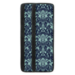 Blue And Teal Damask Pattern Print Refrigerator Handle Covers