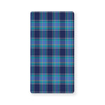 Blue And Teal Tartan Pattern Print Baby Crib Sheet