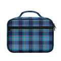 Blue And Teal Tartan Pattern Print Briefcase Bible Bag