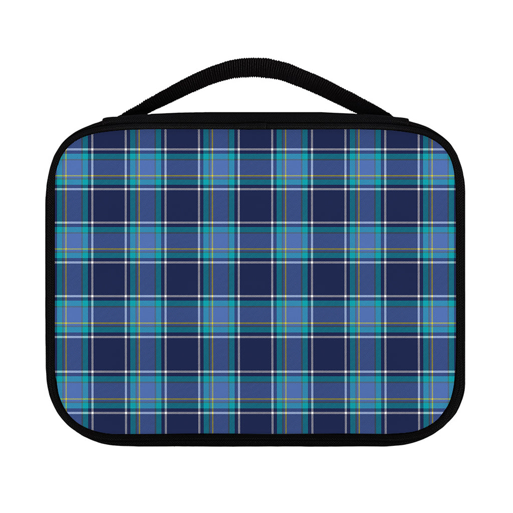 Blue And Teal Tartan Pattern Print Classic Bible Case