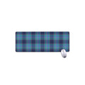 Blue And Teal Tartan Pattern Print Extended Mouse Pad