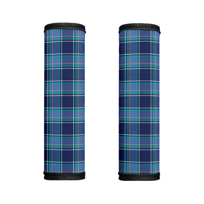Blue And Teal Tartan Pattern Print Handle Covers