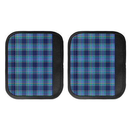 Blue And Teal Tartan Pattern Print Handle Covers