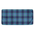 Blue And Teal Tartan Pattern Print Towel