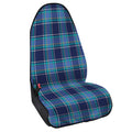 Blue And Teal Tartan Pattern Print Waterproof Car Seat Cover