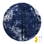 Blue And White Acid Wash Tie Dye Print Basketball