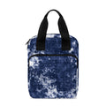 Blue And White Acid Wash Tie Dye Print Bible Tote Bag