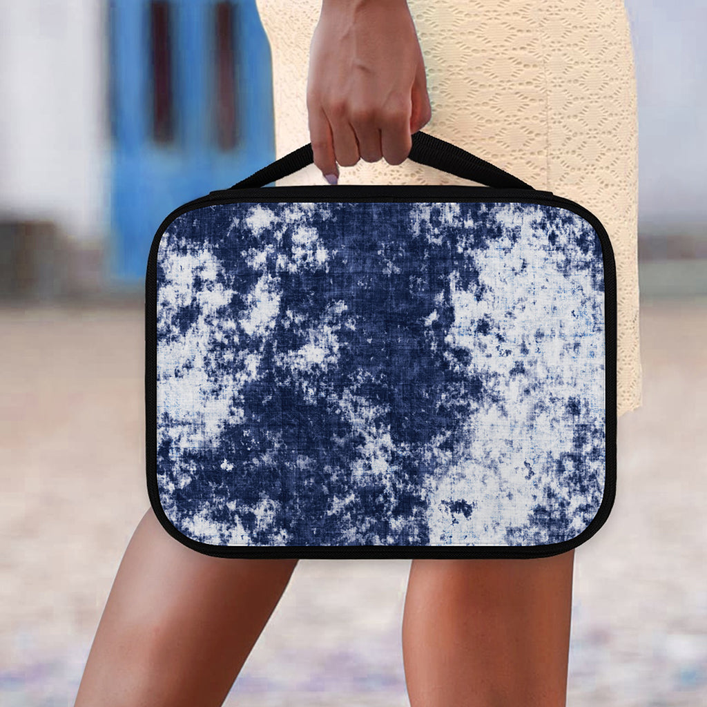 Blue And White Acid Wash Tie Dye Print Classic Bible Case