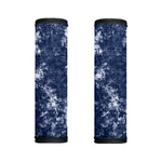 Blue And White Acid Wash Tie Dye Print Handle Covers