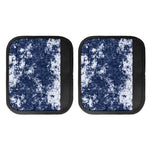 Blue And White Acid Wash Tie Dye Print Handle Covers
