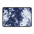 Blue And White Acid Wash Tie Dye Print Kitchen Mat