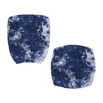 Blue And White Acid Wash Tie Dye Print Office Chair Cover