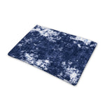 Blue And White Acid Wash Tie Dye Print Pet Cooling Mat Cover