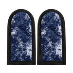 Blue And White Acid Wash Tie Dye Print Skillet Handle Cover