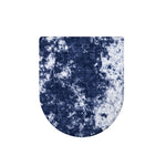 Blue And White Acid Wash Tie Dye Print Toilet Lid Cover