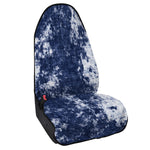 Blue And White Acid Wash Tie Dye Print Waterproof Car Seat Cover