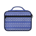 Blue And White African Pattern Print Briefcase Bible Bag