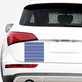 Blue And White African Pattern Print Car Sticker